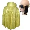 The King Sequin Cape & Kings Crown Glasses Rock N Roll Fancy Dress Set