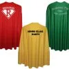 Adults Custom Printed 35" Super Hero Cape Corprate Promotional Event Team Building Capes