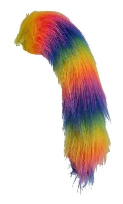 20" Or 30" Unisex Multicolored Rainbow Faux Fur Unicorn Tail LGBT Fancy Dress [2 Sizes] -Halloween Shop edc0b439 962f 4779 bf38 19864dbd5b37 41230.1656681191
