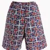Childs Union Jack Flag Shorts United Kingdom Great Britain UK GB King Charles Coronation Fancy Dress [Age 8-12 Years]