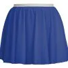 Ladies 15" Royal Blue Skater Skirt Roller Disco Womnes Cheerleader Fancy Dress