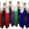 Children's Kings Cloak & Plastic Crown Nativity Wise Men Christmas Fancy Dress