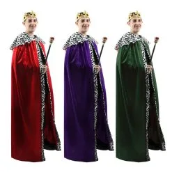 Deluxe Kings Robes Cloak Nativity 3 Wise Men Medieval Cape & Crown Royal Fancy Dress -Halloween Shop fc7a7880 0e75 4342 9126 51ee19edc230 87127.1680532129