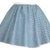 Ladies Blue Gingham 15" Harvest Time Skater Skirt Cowgirl Fancy Dress